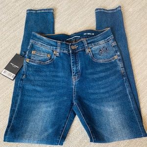 Saint Laurent Mid-Rise Skinny Jeans - 26